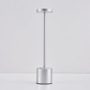 LED Aluminum Alloy Waterproof Rechargeable Desk Lamp Touch Dimming Metal Table Lamps For Bar Living Room Reading Camping Light