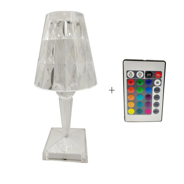 LED Diamond Night Light Table Lamps Touch Led Desk Lamp For Bedroom Bar Restaurant Decor LED Crystal Gift Night Lamp