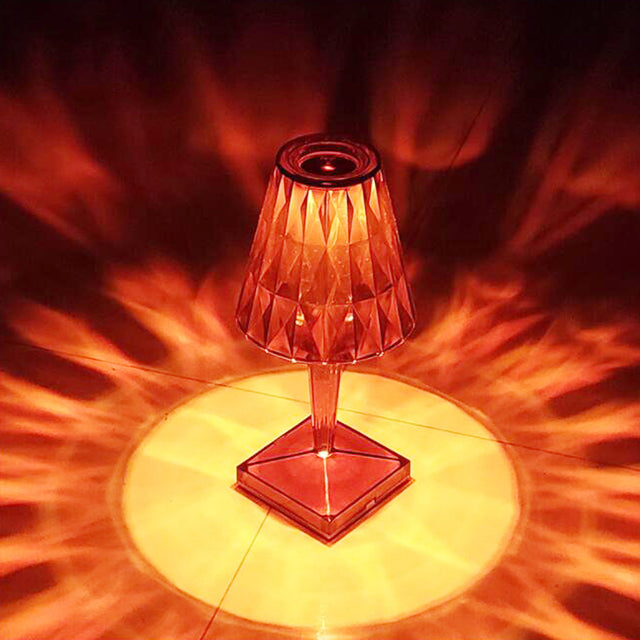 LED Diamond Night Light Table Lamps Touch Led Desk Lamp For Bedroom Bar Restaurant Decor LED Crystal Gift Night Lamp