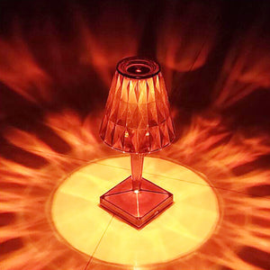 LED Diamond Night Light Table Lamps Touch Led Desk Lamp For Bedroom Bar Restaurant Decor LED Crystal Gift Night Lamp