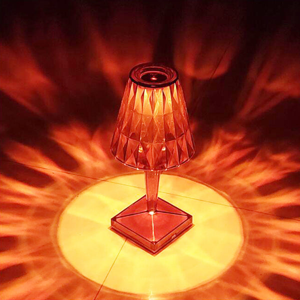 LED Diamond Night Light Table Lamps Touch Led Desk Lamp For Bedroom Bar Restaurant Decor LED Crystal Gift Night Lamp