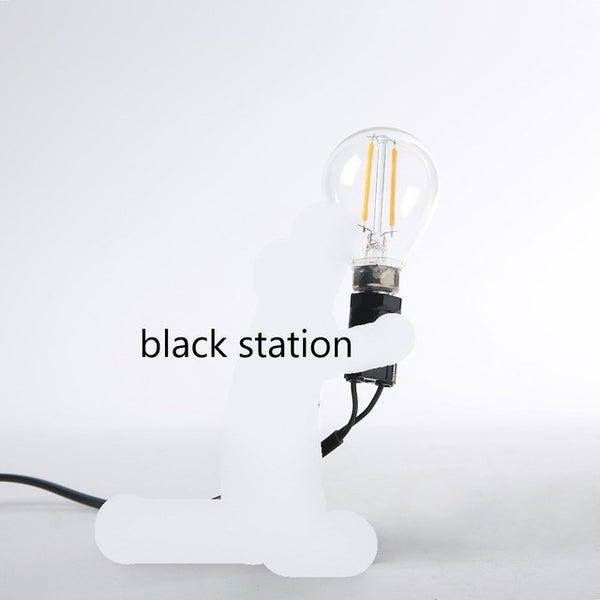 Modern Resin Animal Rat Night Lights Nordic Small Mini Mouse Cute LED Table Lamps Home Decor Desk Lamp Bedside Lighting Fixtures